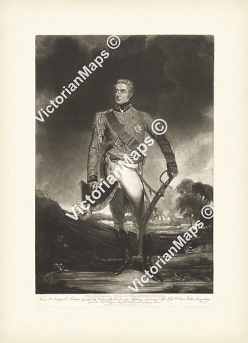 Antique print duke - print, of