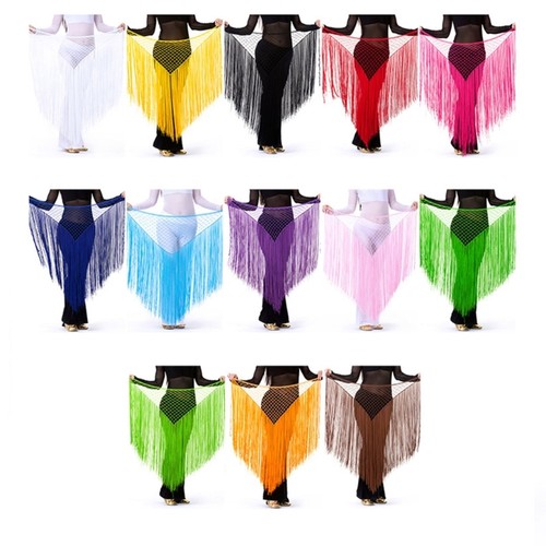 Belly dance hip scarf tassels - belly,