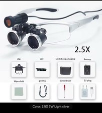 3.5x Dental Loupes With Light