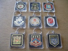 VINTAGE 1970's 'ESSO' BADGE KEYRING. PICK YOUR CLUB FROM LIST A-I  # SUPER #