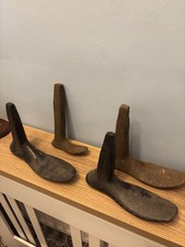 Antique Set Of Four Cast Iron Cobbler's Shoe Lasts