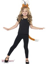 Fox Kit Ears Headband and Tail