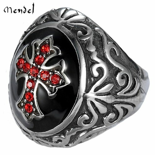 Mendel mens titanium red - mens,