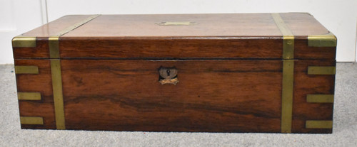 Antique brassbound walnut - brassbound,