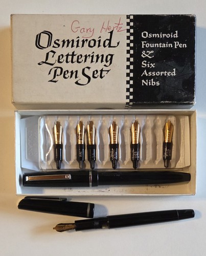Vintage osmiroid lettering - osmiroid,