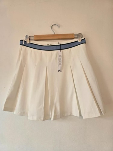 Asos white pleated tennis - white,