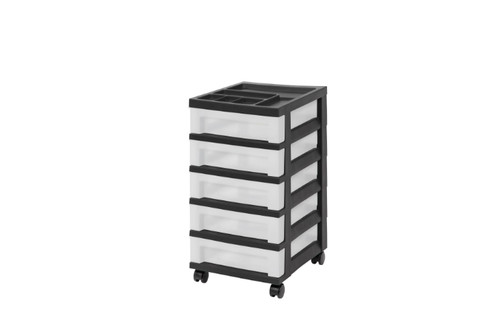 Drawer narrow plastic - 5-drawer,
