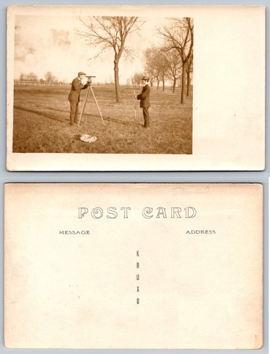 Rppc surveyors men - men, theodolite