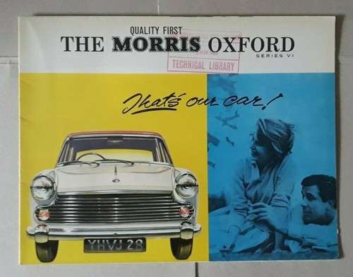 Morris oxford series - morris, vi