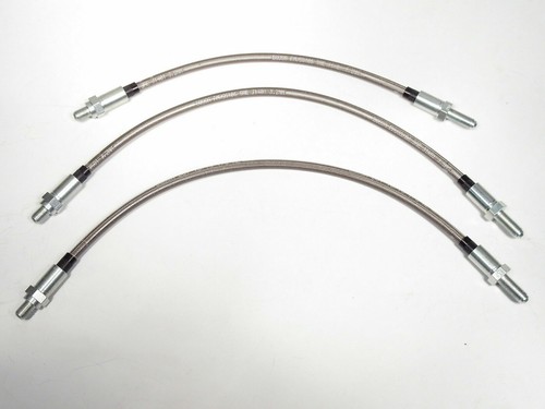 Stainless steel brake hose kit - hose,