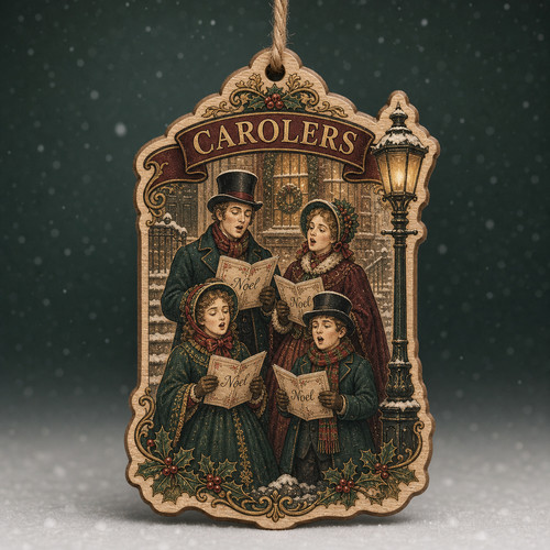 Victorian carolers christmas - victorian,
