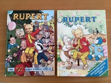 x2 Vintage Rupert Bear