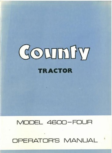 County tractor 4600 four - county,