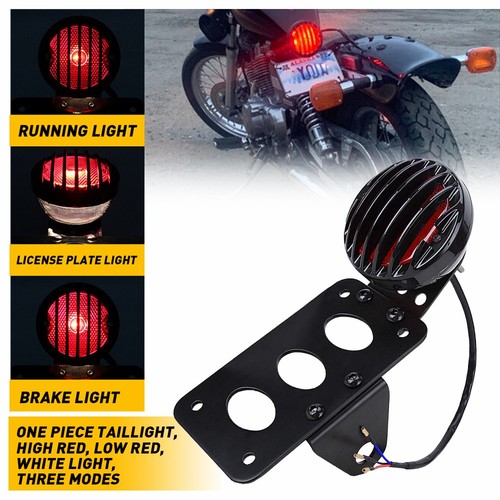 Motorcycle side number license - side,