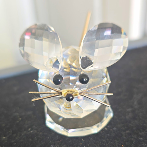Swarovski clear crystal - clear, mouse