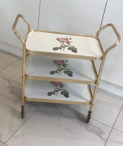 Vintage retro redoute roses - vintage,