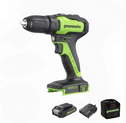 Green works 24v drill 35nm - 24v,