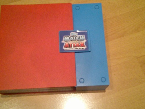 Mini match attax folder with - match,
