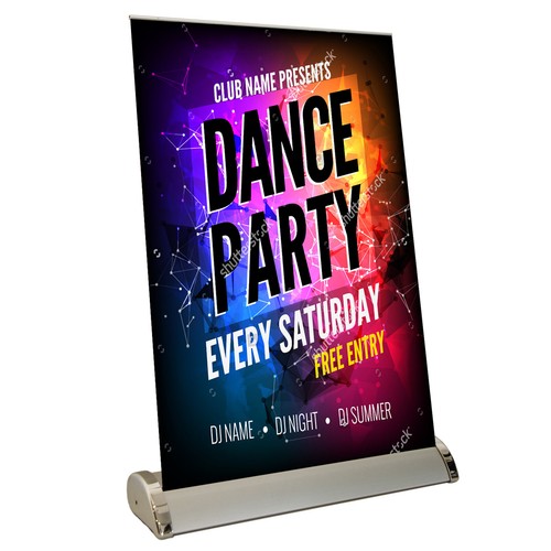 Roller banner stand mini - roller,