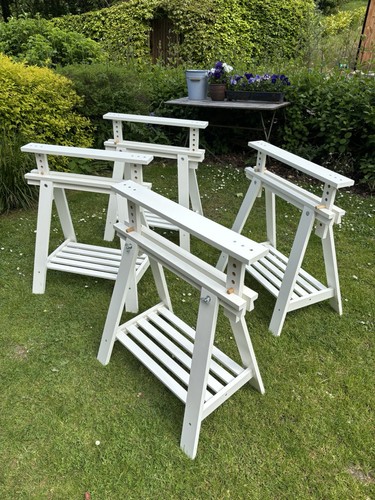 Ikea trestle table legs white - ikea,