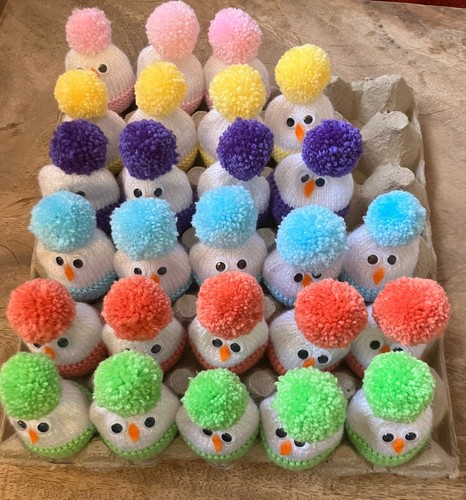 Handmade knitted easter egg - handmade,
