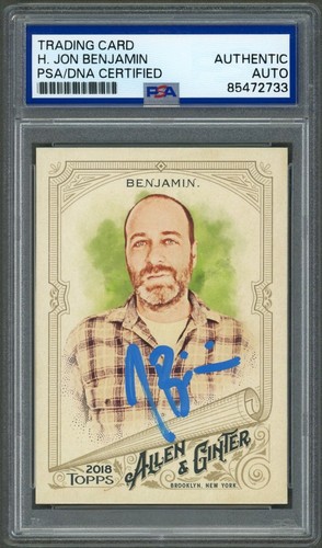 Jon benjamin signed 2018 - h.,