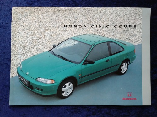 Honda civic coupe - honda, brochure