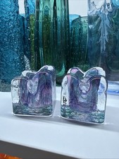 Pair Adrian Sankey Glass