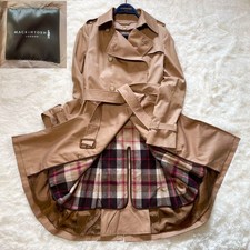 Excellent MACKINTOSH London Trench Coat Cotton Beige Women Auth Size 38/US:S