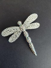 Vintage Butler & Wilson Rare Dragonfly Design with Aurora borealis Crystals