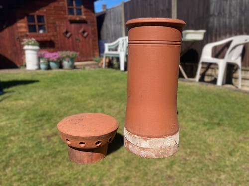 Inch clay chimney pot with - 24,