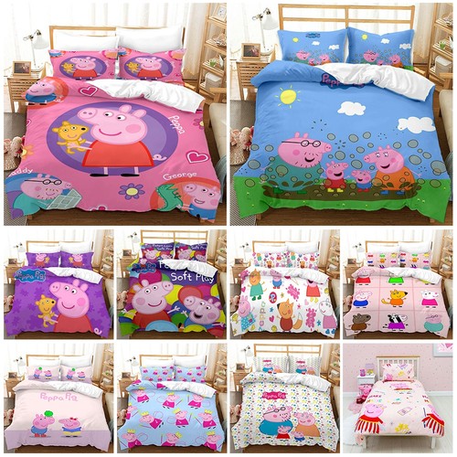 Peppa pig cartoon quilt - pig,