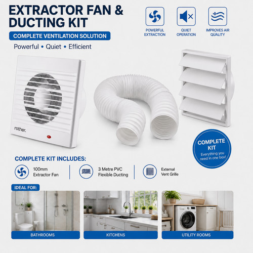Rother 100mm bathroom - 100mm, 4"