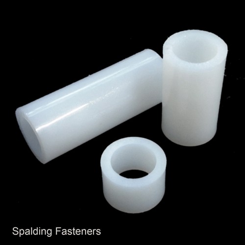 White nylon plastic - nylon, spacers