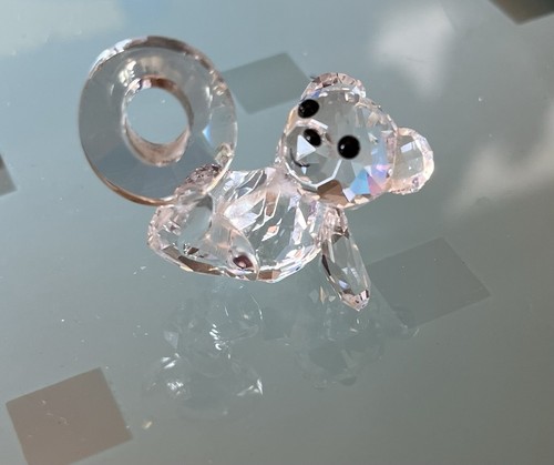 Swarovski kris bear holding - swarovski, a