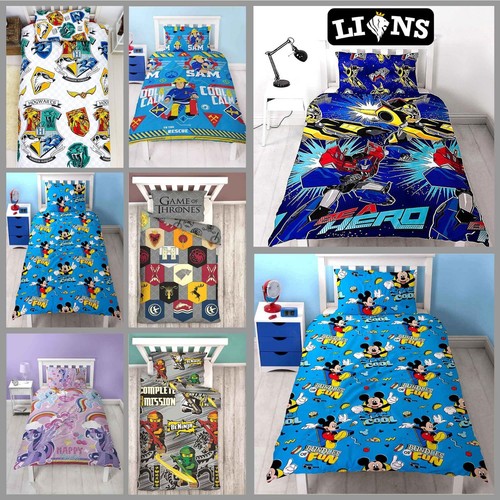 Single kids duvet cover - single,