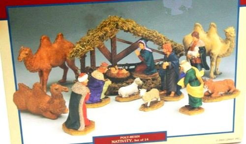 Lemax nativity scene village - scene,