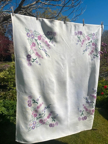 Vintage embroidered square - vintage,