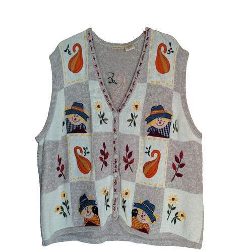 Vtg bobbie brooks sweater vest - brooks,