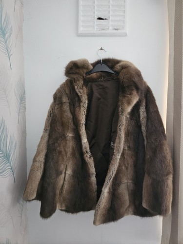 Fur vintage womens coat - fur,
