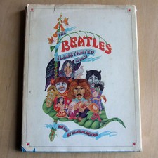 The Beatles Illustrated Lyrics by Alan Aldridge 1969 1st US edition hardcover DJ