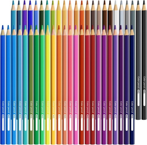 Colouring pencils coloured - 48,