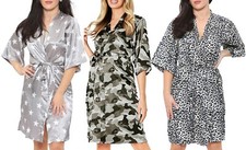 Ex M&S Satin Dressing Gown