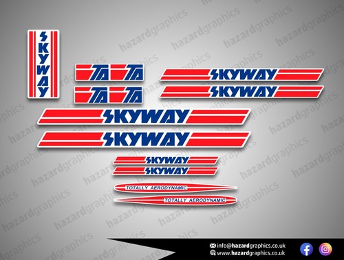 Skyway bmx stickers decals - ta,