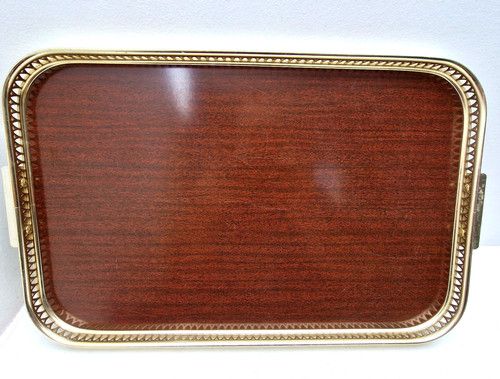 Vintage large serving gallery - vintage,