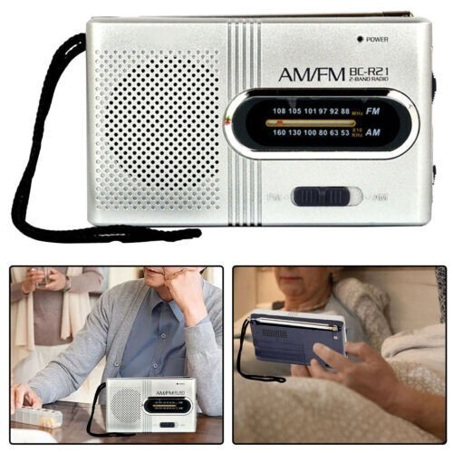 Travel radio battery - fm,