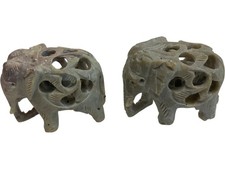 Carved Soapstone Elephant
