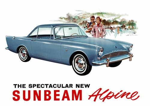 Sunbeam alpine series - alpine, poster