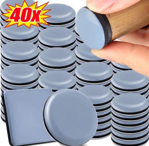 20x round furniture gliders - round,