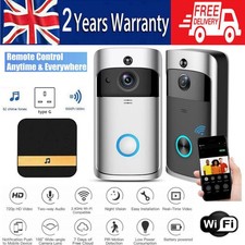 Smart Wireless WiFi Ring Doorbell Security Intercom Video Camera Door Bell Chime